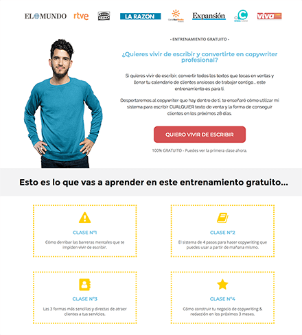 para que sirve una landing page