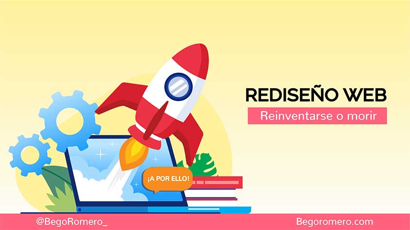 rediseño de una página web